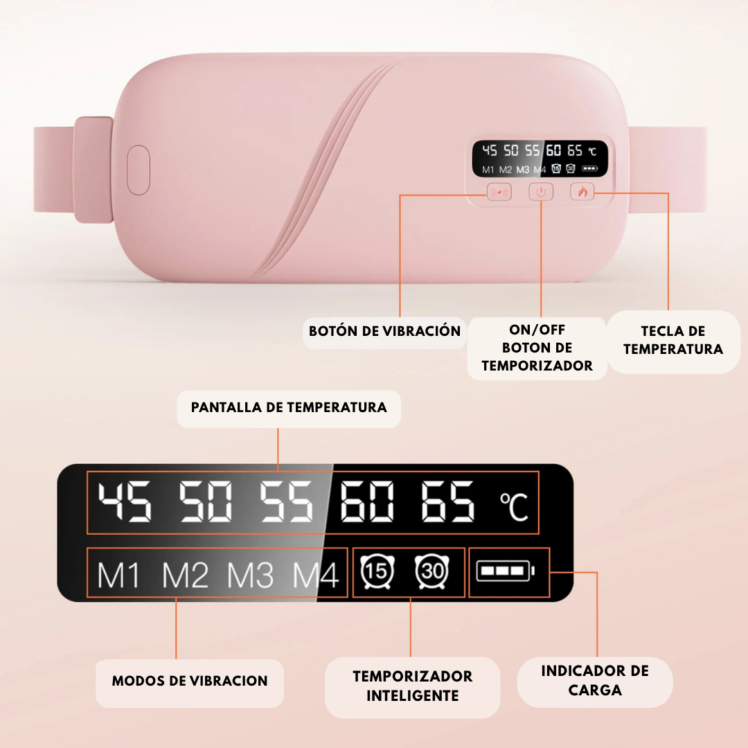 Masajeador eléctrico para alivio menstrual